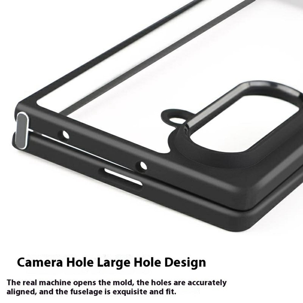 For Samsung Galaxy Z Fold7 5G Case Shockproof PC + TPU Clear Back Phone Cover