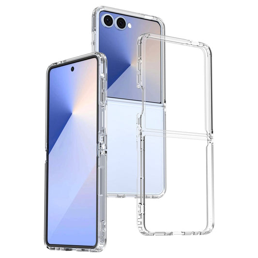 For Samsung Galaxy Z Flip7 5G Case TPU + Acrylic Clear Phone Cover, Integrated Design