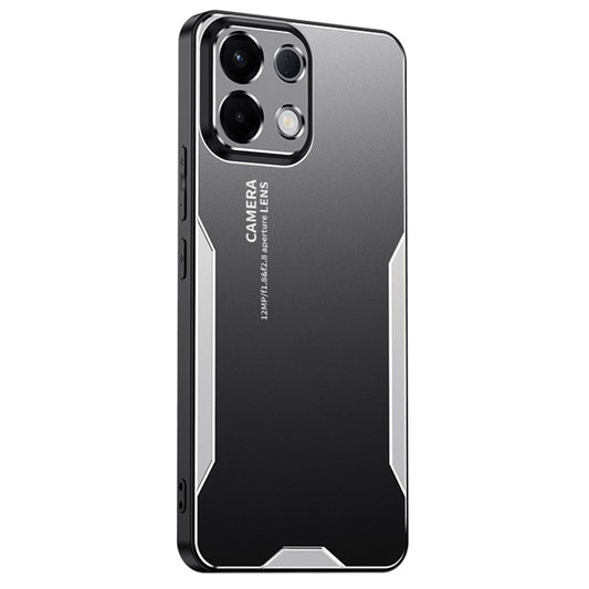 For Oppo K13 5G (Oppo K12s) Phone Case Aluminium Alloy TPU PC Back Cover - Silver