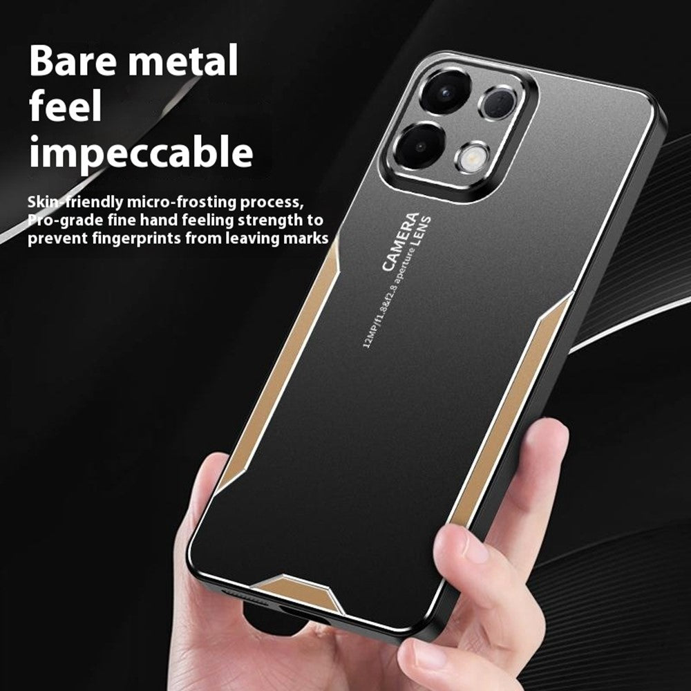 For Oppo K13 5G (Oppo K12s) Phone Case Aluminium Alloy TPU PC Back Cover - Silver