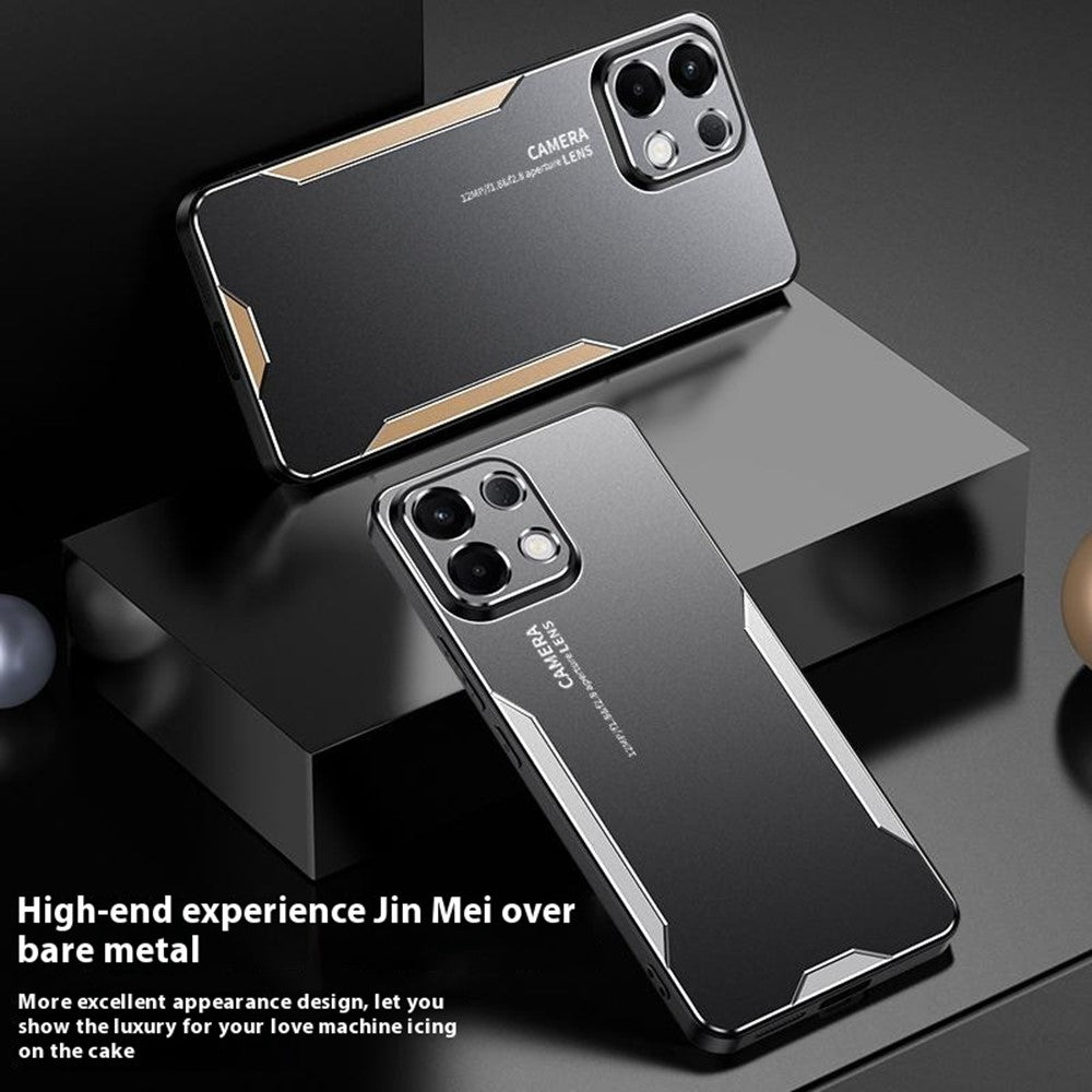 For Oppo K13 5G (Oppo K12s) Phone Case Aluminium Alloy TPU PC Back Cover - Silver
