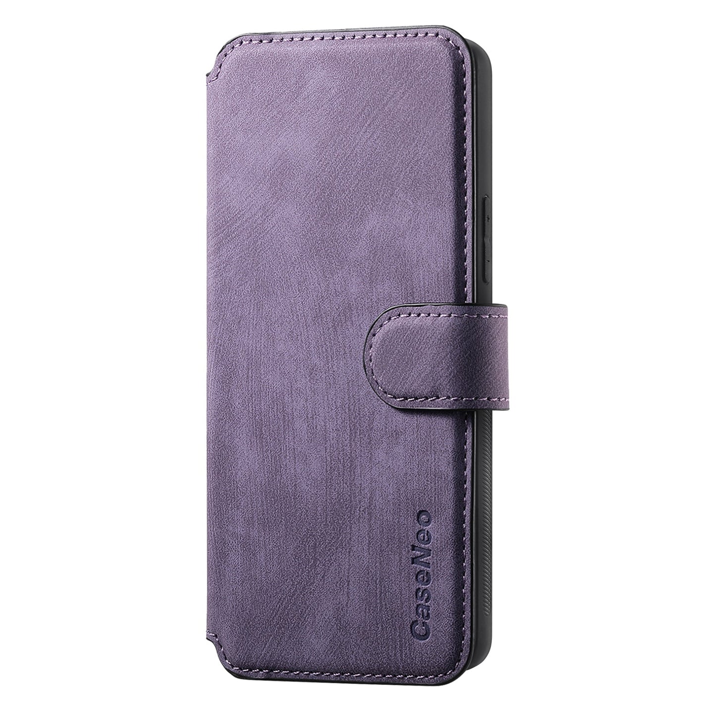 For Oppo Reno13 F 5G Magnetic Case CASENEO Detachable Leather Phone Wallet Cover - Purple