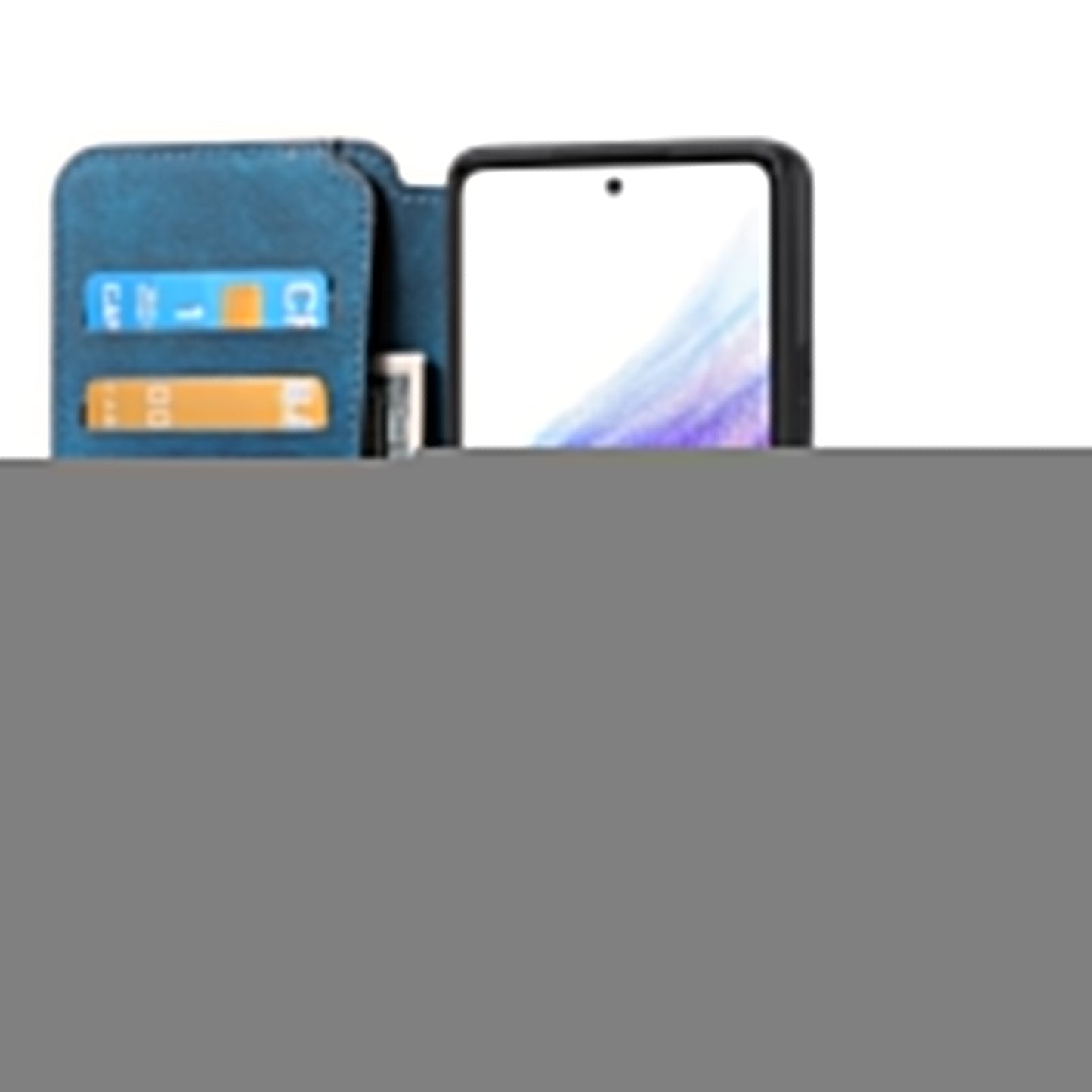 For Oppo Reno13 F 5G Magnetic Case CASENEO Detachable Leather Phone Wallet Cover - Dark Blue