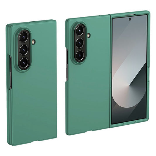 For Samsung Galaxy Z Fold7 5G Case Skin-Touch Texture Hard PC Folding Phone Cover - Dark Green
