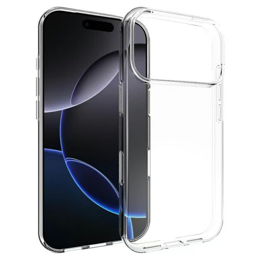 For iPhone 17 Pro Max Case Anti-Fingerprint Crystal Clear TPU Phone Cover