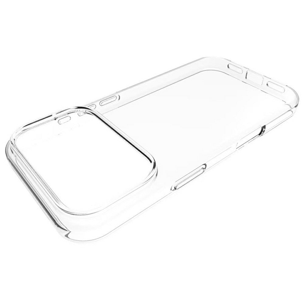 For iPhone 17 Pro Max Case Anti-Fingerprint Crystal Clear TPU Phone Cover