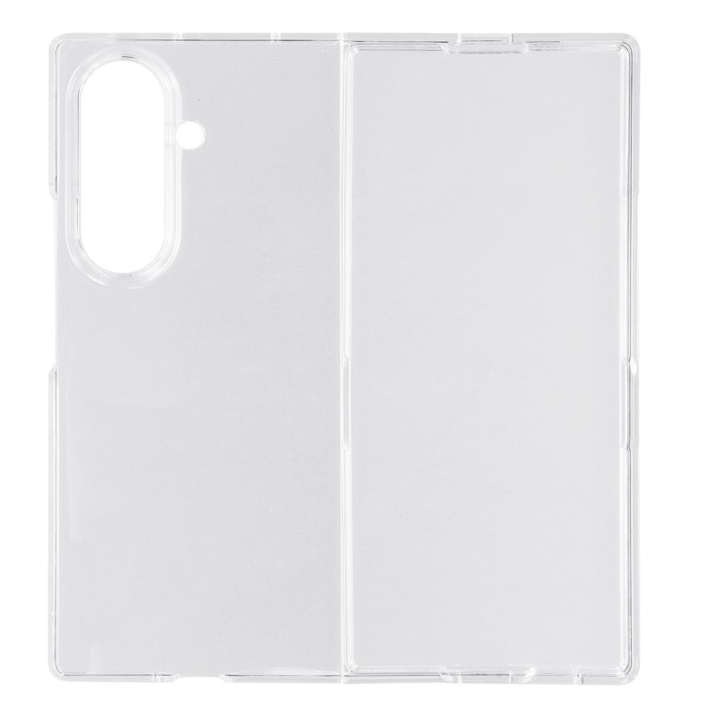 For Samsung Galaxy Z Fold7 5G Case Slim Hard PC Shockproof Phone Back Cover - Transparent