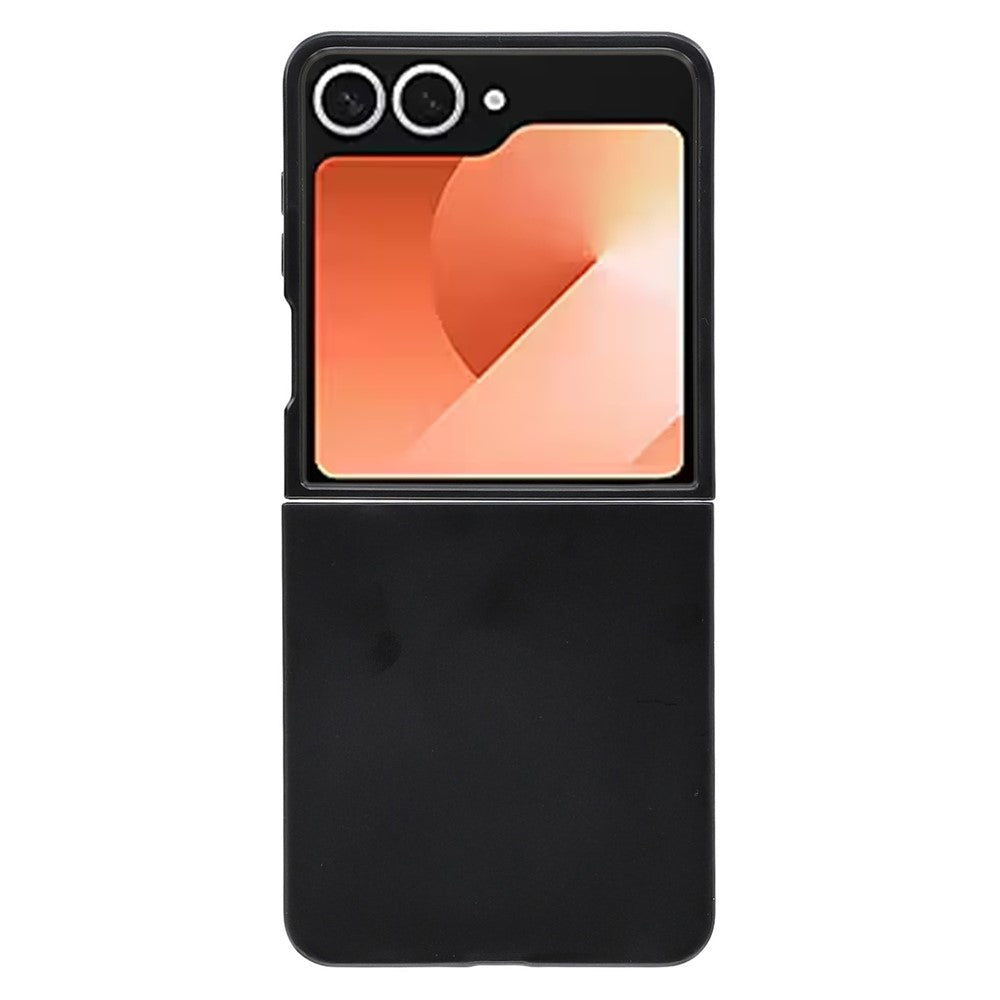 For Samsung Galaxy Z Flip7 5G Case Slim Hard PC Shockproof Phone Back Cover - Black