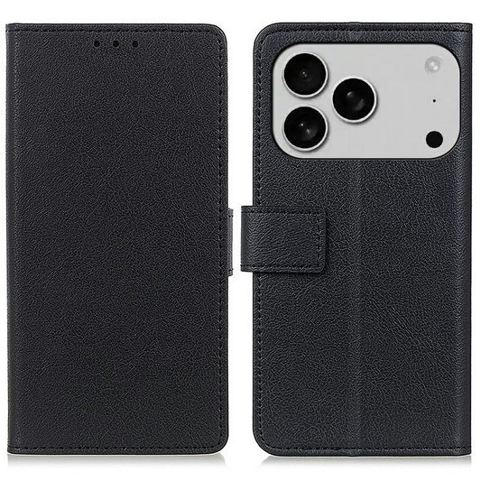 For iPhone 17 Pro Max Case PU Leather Stand Wallet Phone Cover