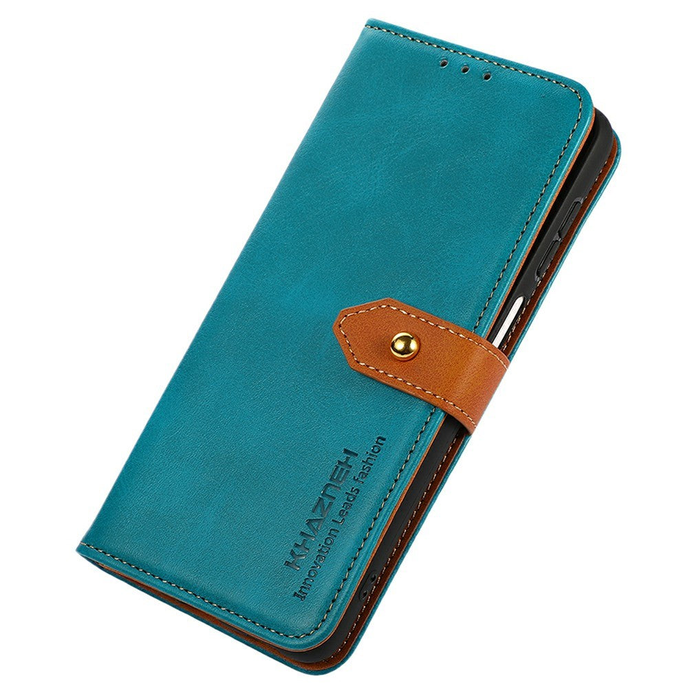 KHAZNEH For iPhone 17 Pro Max Wallet Phone Case Stand Leather Flip Cover - Blue