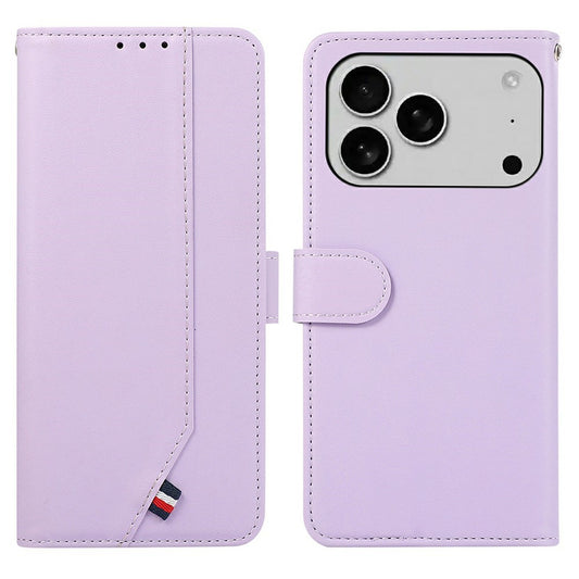 For iPhone 17 Pro Max Case RFID Blocking Flip Leather Phone Cover - Purple