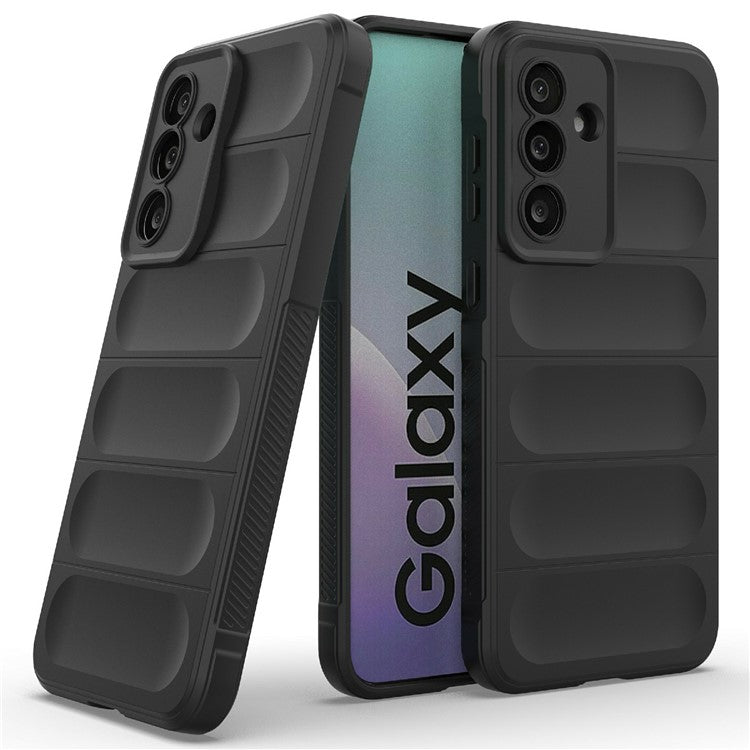 For Samsung Galaxy M56 5G Case Anti-Drop Soft TPU Rugged Phone Back Cover - Black