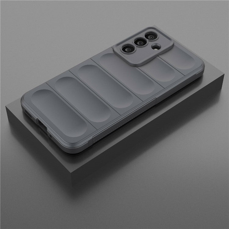 For Samsung Galaxy M56 5G Case Anti-Drop Soft TPU Rugged Phone Back Cover - Dark Grey