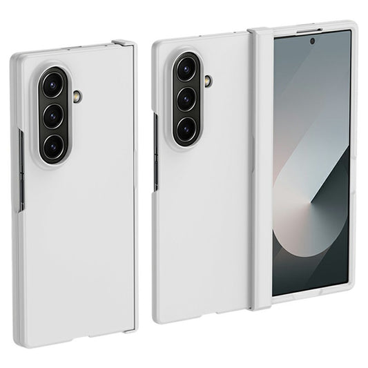 ABEEL For Samsung Galaxy Z Fold7 5G Case Skin Feel PC Phone Cover with Hinge Protection - White