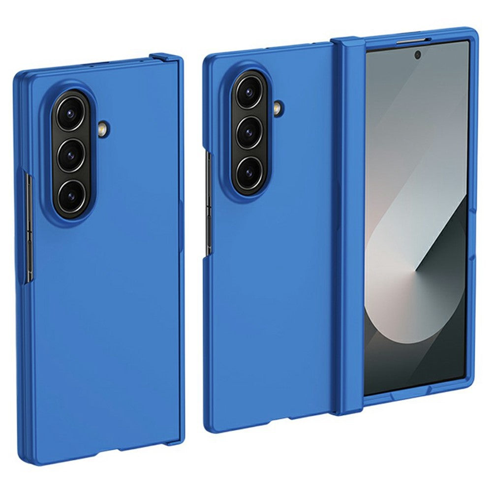 ABEEL For Samsung Galaxy Z Fold7 5G Case Skin Feel PC Phone Cover with Hinge Protection - Dark Blue