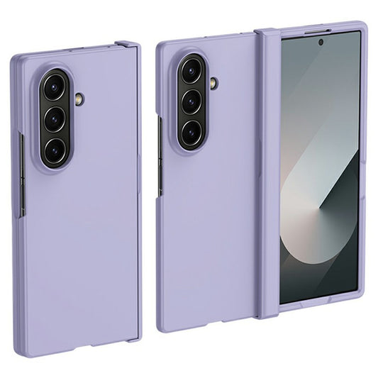 ABEEL For Samsung Galaxy Z Fold7 5G Case Skin Feel PC Phone Cover with Hinge Protection - Purple