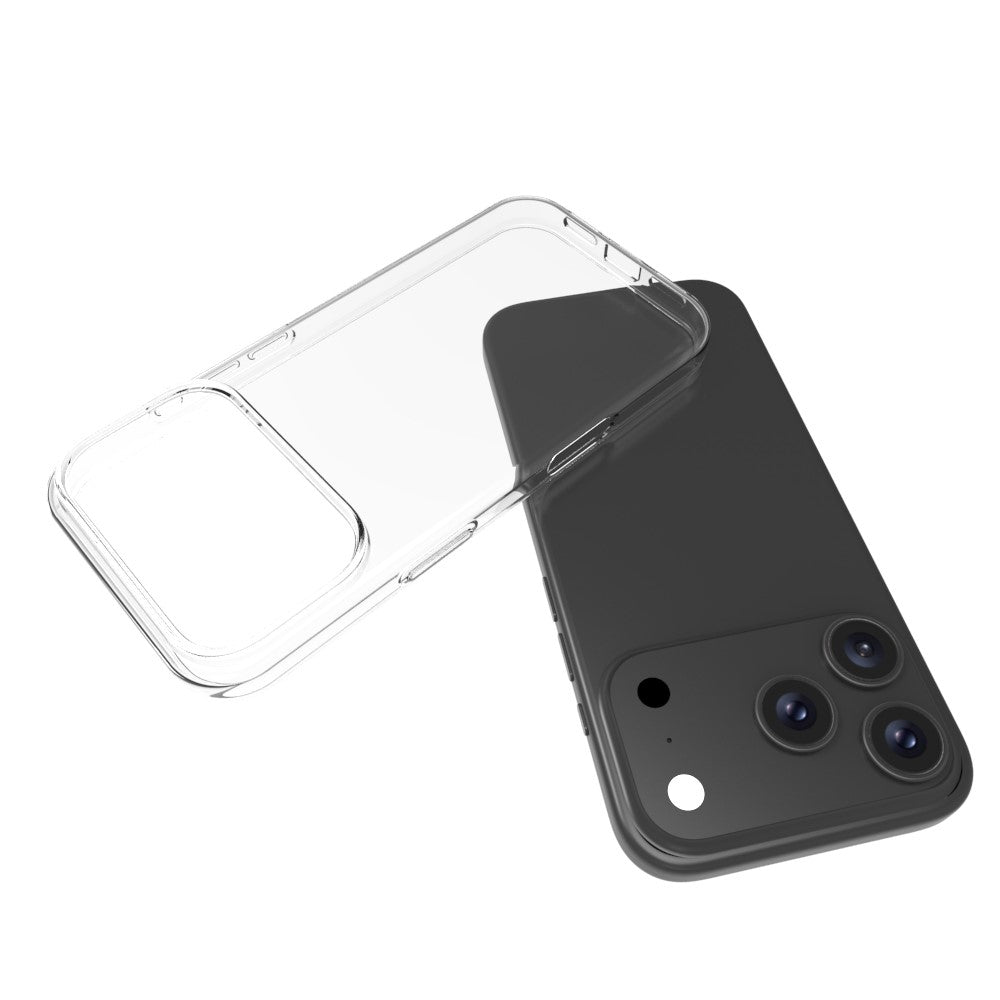 10Pcs  /  Pack For iPhone 17 Pro Max Case Watermark Free TPU Protective Clear Phone Cover