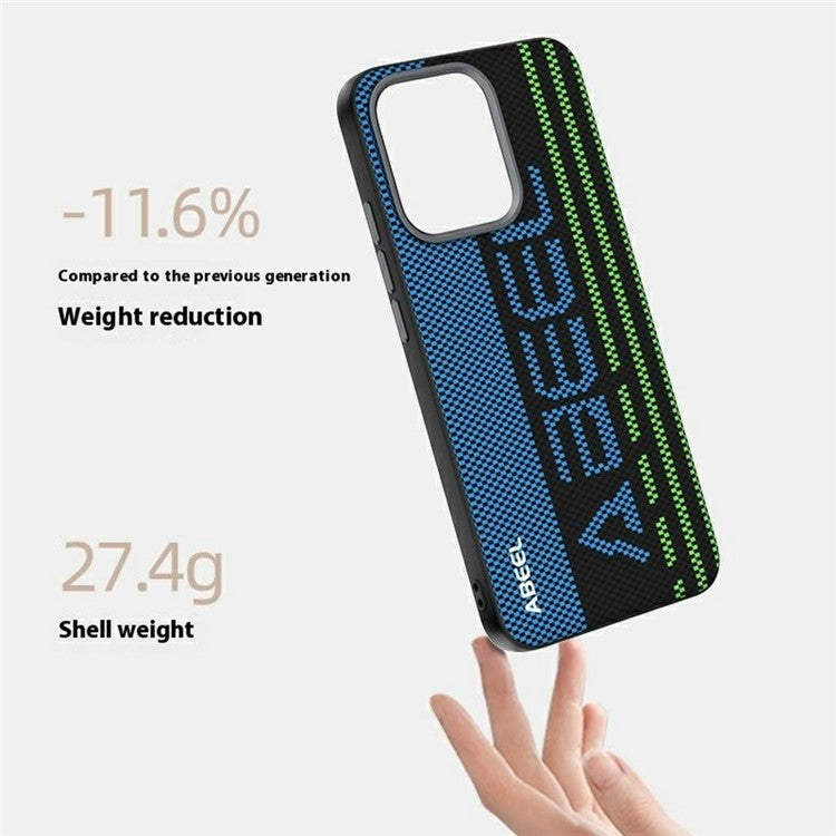 ABEEL For Oppo Reno14 5G (Global) Case Compatible with MagSafe Printed PC TPU Aluminum Alloy Leather Phone Cover - Outstanding No. 3