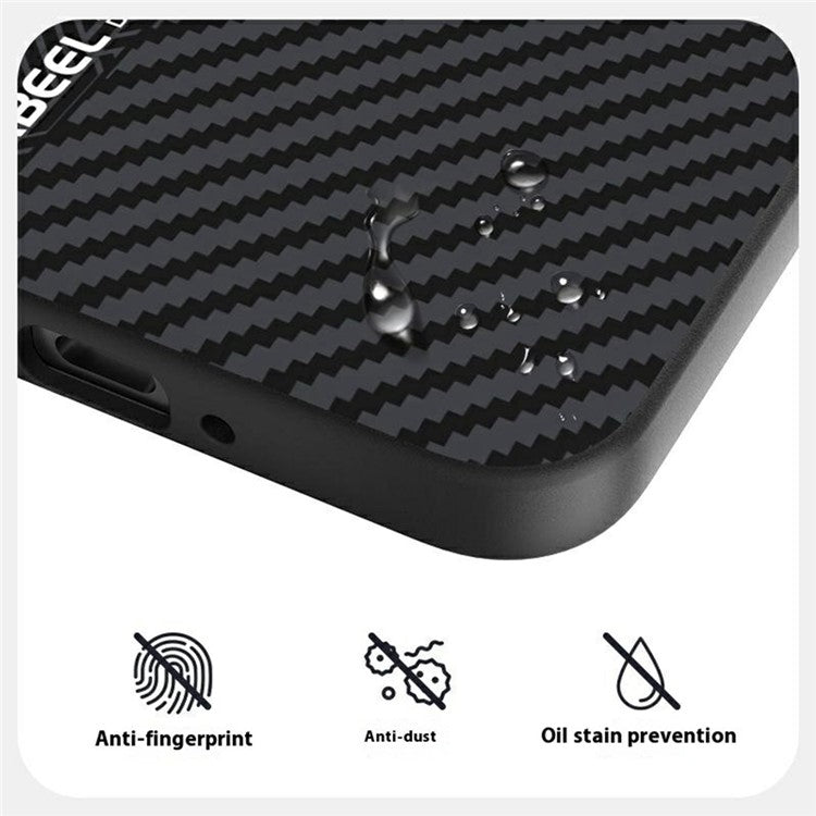ABEEL For Oppo Reno14 5G (Global) Case PC + TPU + Aluminum Alloy + PU Leather Phone Cover Compatible with MagSafe - Texture 2