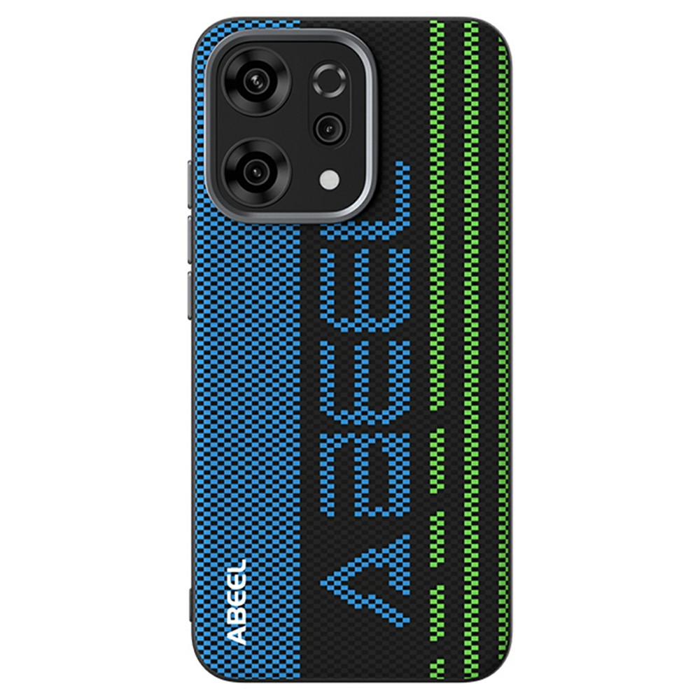 ABEEL For Oppo Reno14 Pro 5G (Global) Case Compatible with MagSafe Printed PC TPU Aluminum Alloy Leather Phone Cover - Outstanding No. 1