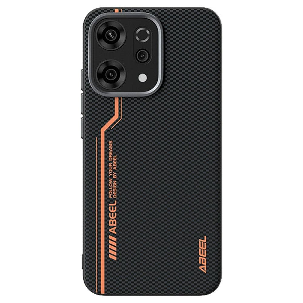 ABEEL For Oppo Reno14 Pro 5G (Global) Case Compatible with MagSafe Printed PC TPU Aluminum Alloy Leather Phone Cover - Outstanding No. 2