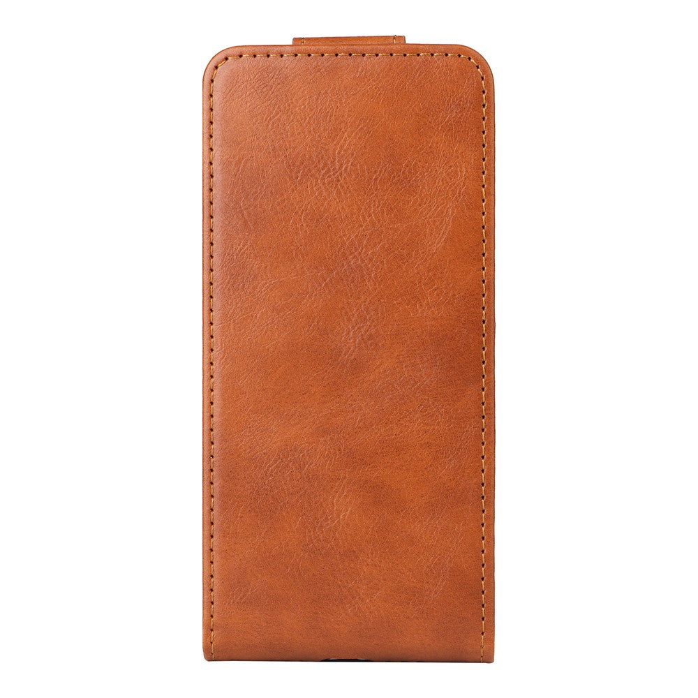 For Oppo K13 5G  /  K12s Stand Case Magnetic Clasp Vertical Flip Leather Phone Cover with Card Holder - Orange