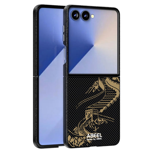 ABEEL For Samsung Galaxy Z Flip7 5G Case Compatible with MagSafe Ultra Slim PC Phone Back Cover - The Great Wall