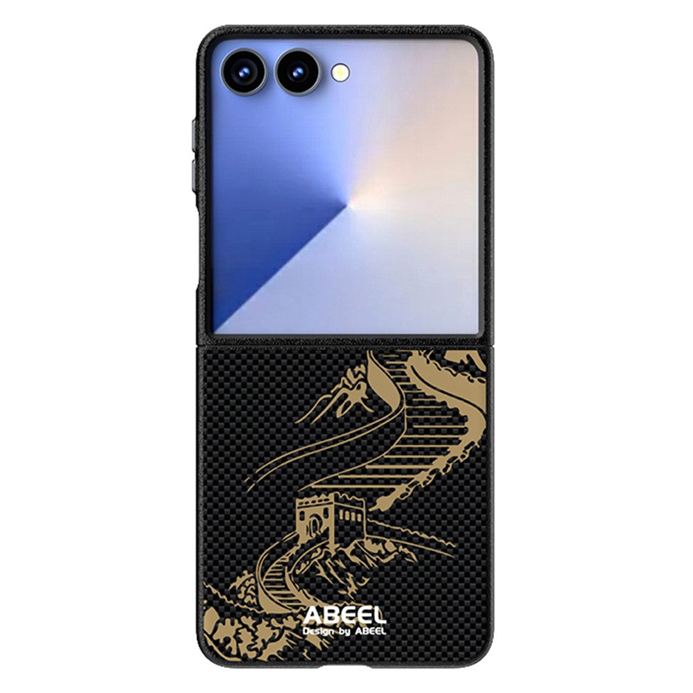 ABEEL For Samsung Galaxy Z Flip7 5G Case Compatible with MagSafe Ultra Slim PC Phone Back Cover - The Great Wall