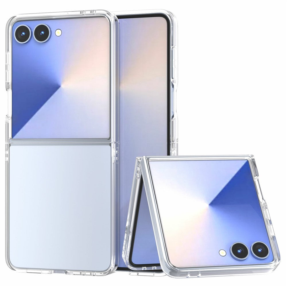 For Samsung Galaxy Z Flip7 5G Clear Case Anti-Drop Hard PC Phone Cover