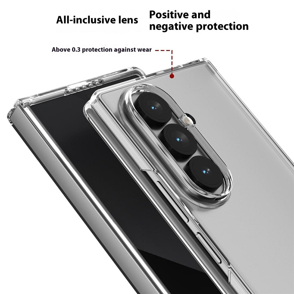 For Samsung Galaxy Z Fold7 5GClear Case Anti-Drop Hard PC Phone Cover