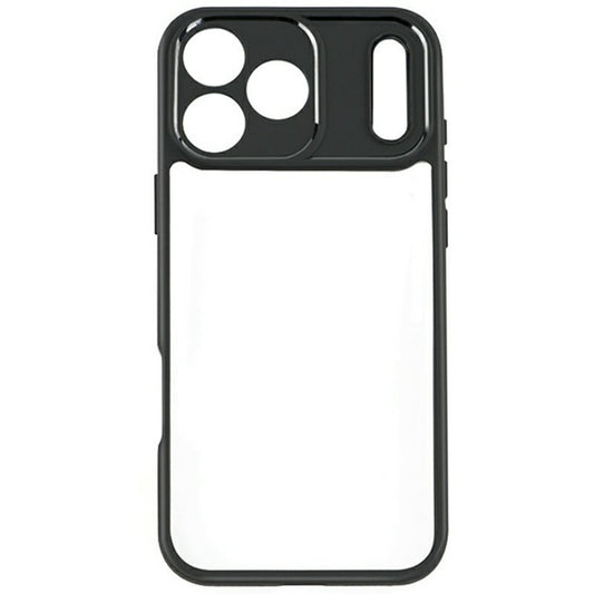 For iPhone 17 Pro Max Case Shockproof PC + TPU Clear Back Phone Cover