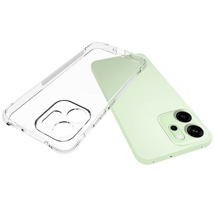 For Oppo Reno14 5G (Global) TPU Phone Case Non Slip Transparent Mobile Phone Cover