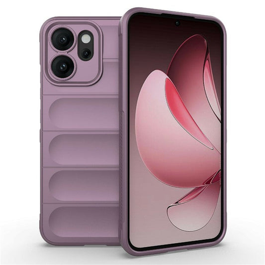 For Oppo Reno14 5G (Global) Case Anti-Drop Soft TPU Rugged Phone Back Cover - Light Purple
