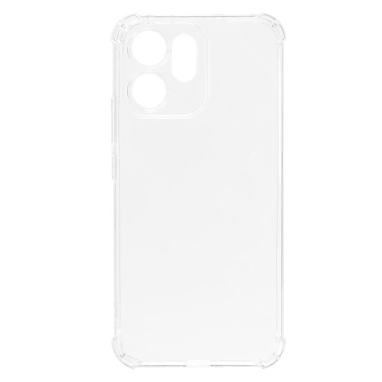 For Oppo Reno14 5G (Global) Phone Case Reinforced Four Corner Anti-Drop Clear TPU Cover