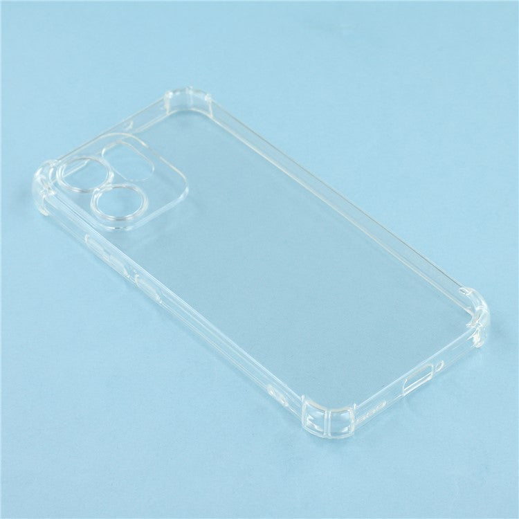 For Oppo Reno14 5G (Global) Phone Case Reinforced Four Corner Anti-Drop Clear TPU Cover