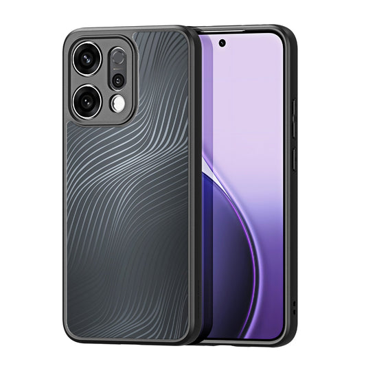 For Oppo Reno14 5G (Global) Case DUX DUCIS Aimo Series TPU+PC Matte Drop-Proof Phone Cover (REACH Certification) - Black