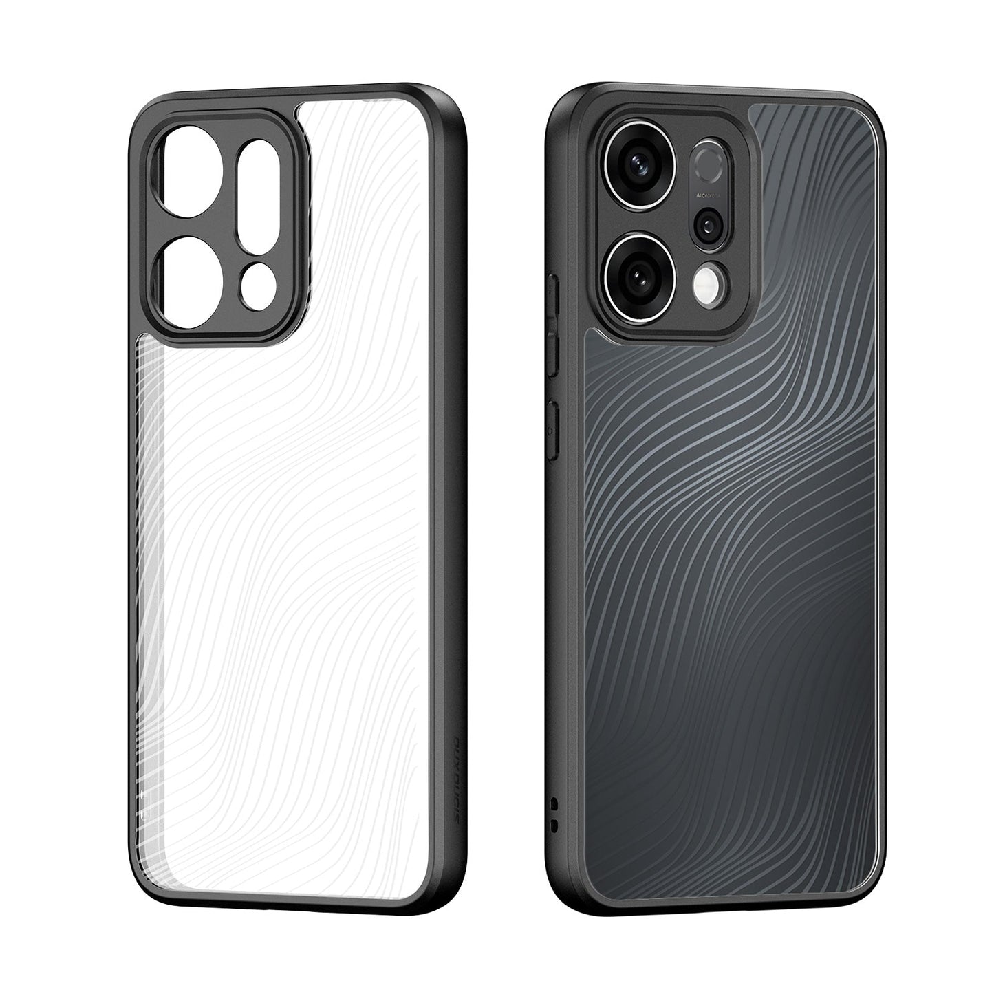 For Oppo Reno14 5G (Global) Case DUX DUCIS Aimo Series TPU+PC Matte Drop-Proof Phone Cover (REACH Certification) - Black