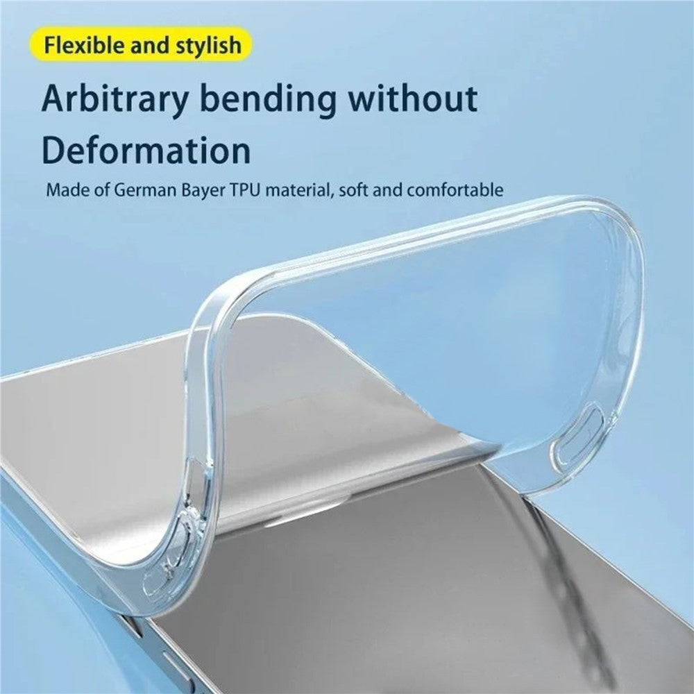 KALEBOL KLB-TPU009 For iPhone 17 Pro Max Clear Case 1.5mm Thickened TPU Shockproof Phone Cover