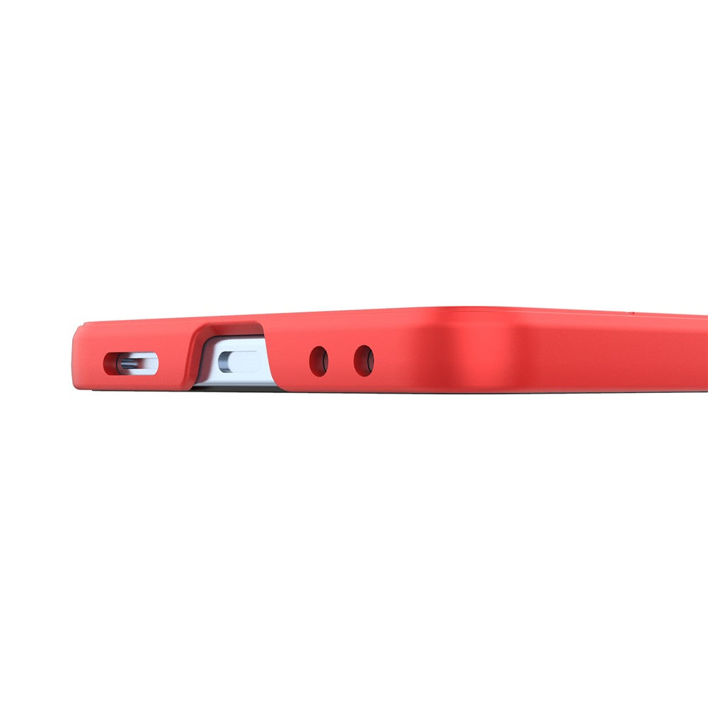 For Samsung Galaxy Z Flip7 5G Case Anti-Drop Soft TPU Rugged Phone Back Cover - Red