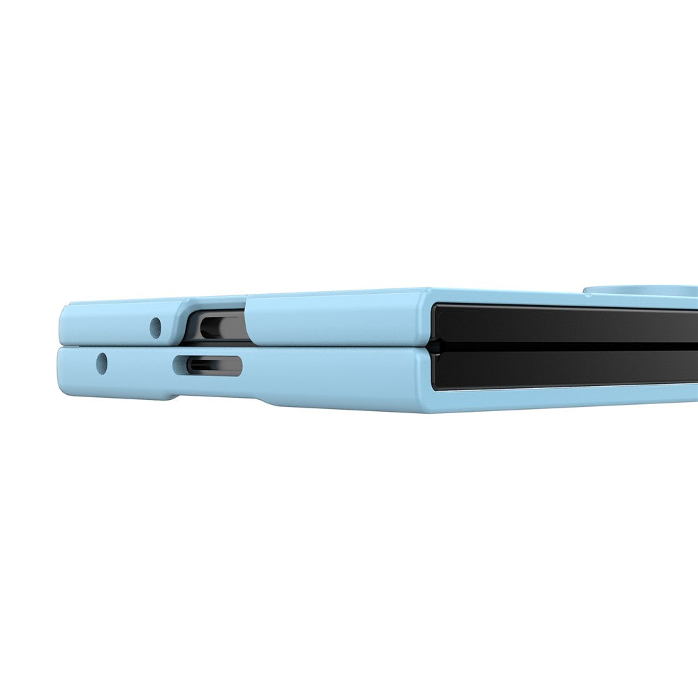 For Samsung Galaxy Z Fold7 5G Case Anti-Drop Soft TPU Rugged Phone Back Cover - Baby Blue