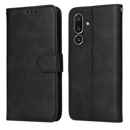 For Samsung Galaxy M56 5G Case Wallet PU Leather Folio Flip Phone Cover - Black