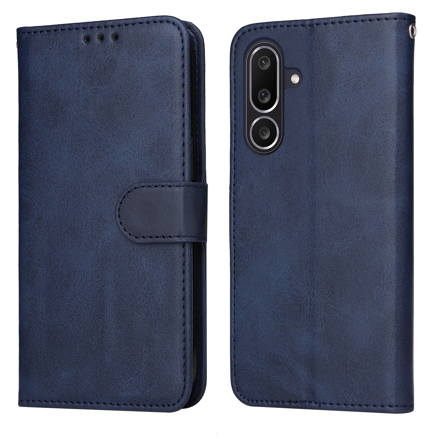For Samsung Galaxy M56 5G Case Wallet PU Leather Folio Flip Phone Cover - Blue