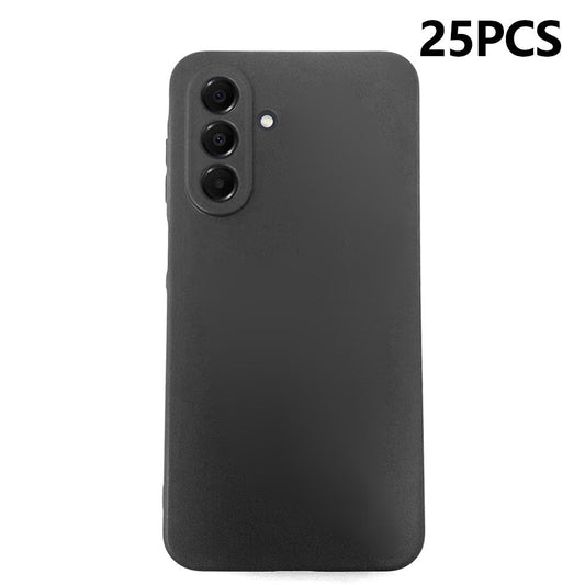 Bulk Purchasing 25Pcs For Samsung Galaxy A17 5G Case 1.2mm TPU Matte Phone Cover - Black