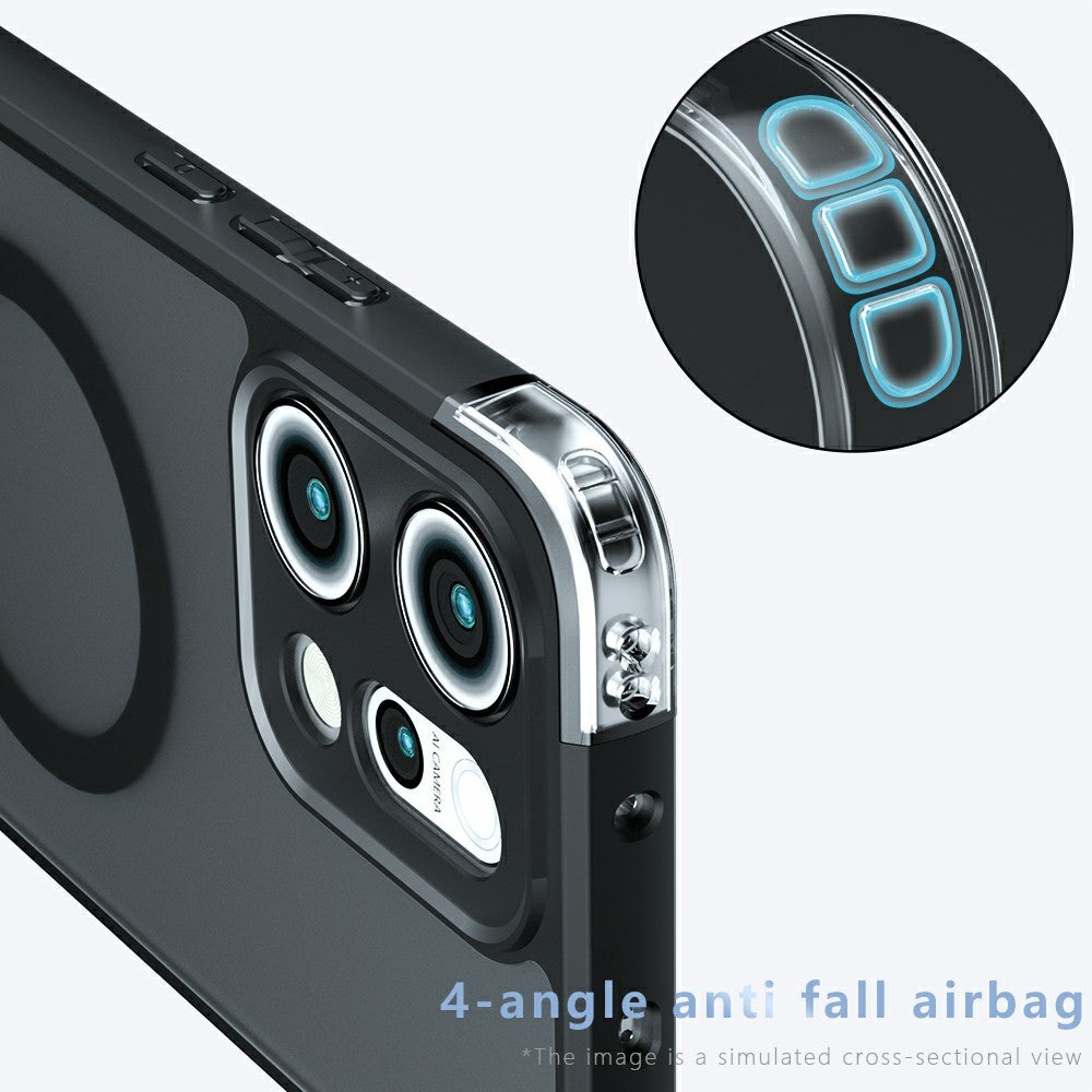 For Oppo Reno14 Pro 5G (Global) Case Compatible with MagSafe TPU+PC Matte Phone Cover