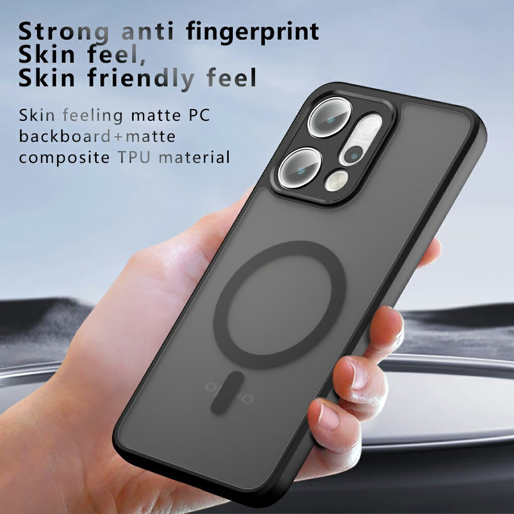 For Oppo Reno14 Pro 5G (Global) Case Compatible with MagSafe TPU+PC Matte Phone Cover