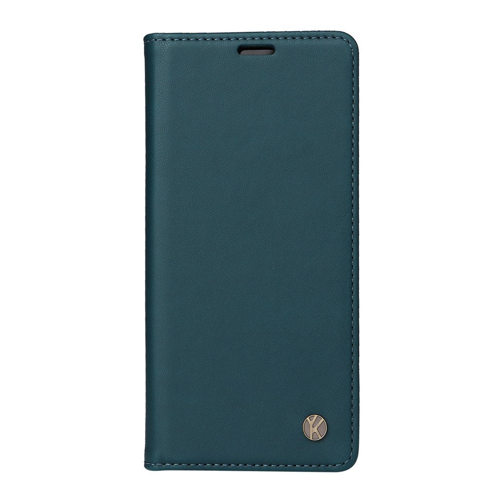 For iPhone 17 Pro Max Phone Cases YIKATU Magnetic Closure PU Leather Mobile Cover - Green