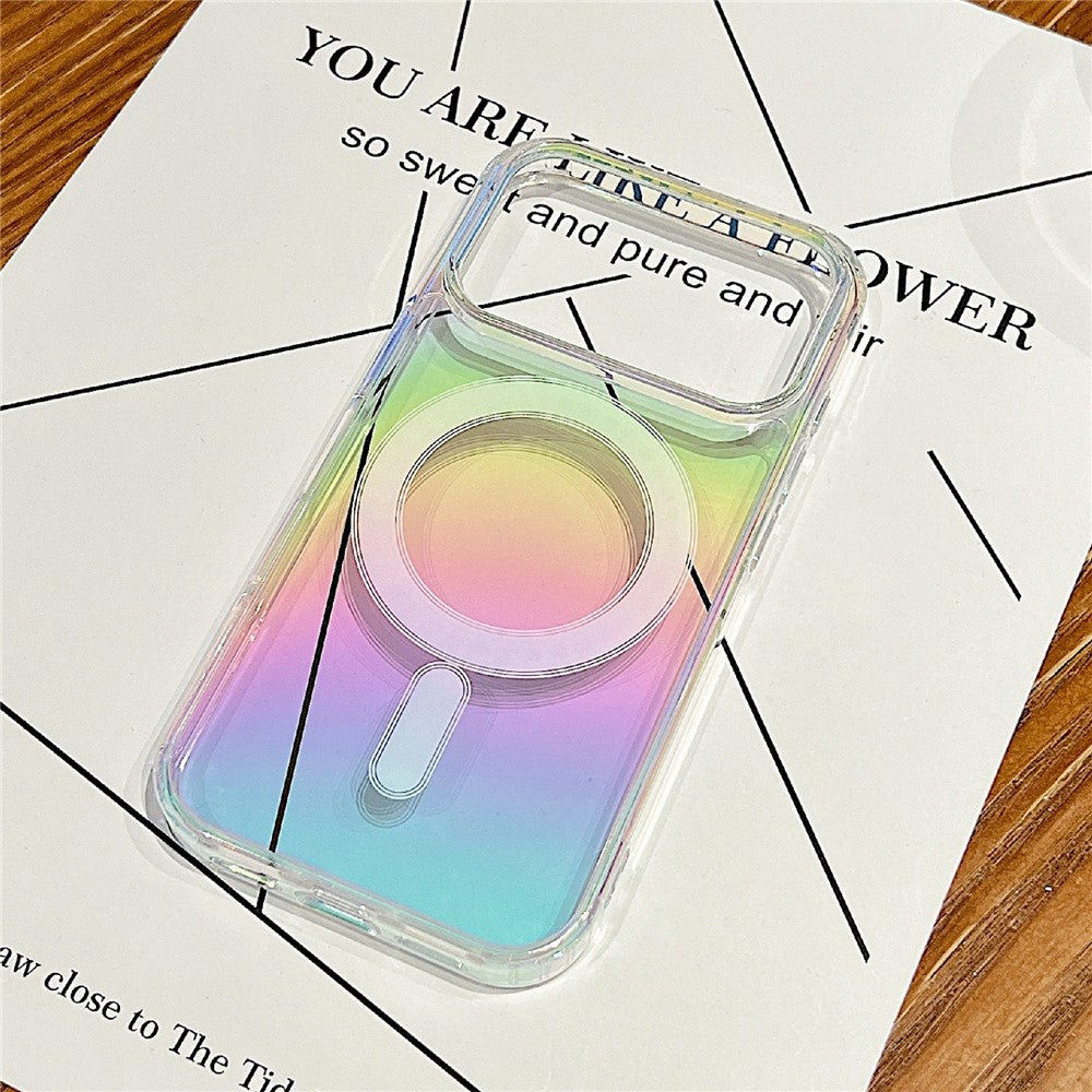 For iPhone 17 Pro Max Case Compatible with MagSafe Acrylic + TPU Gradient Phone Cover