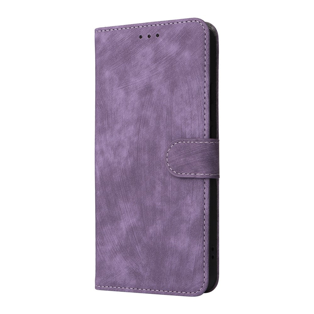For Oppo Reno14 5G (Global) Case Wallet RFID Blocking PU Leather Phone Cover Stand with Strap - Purple