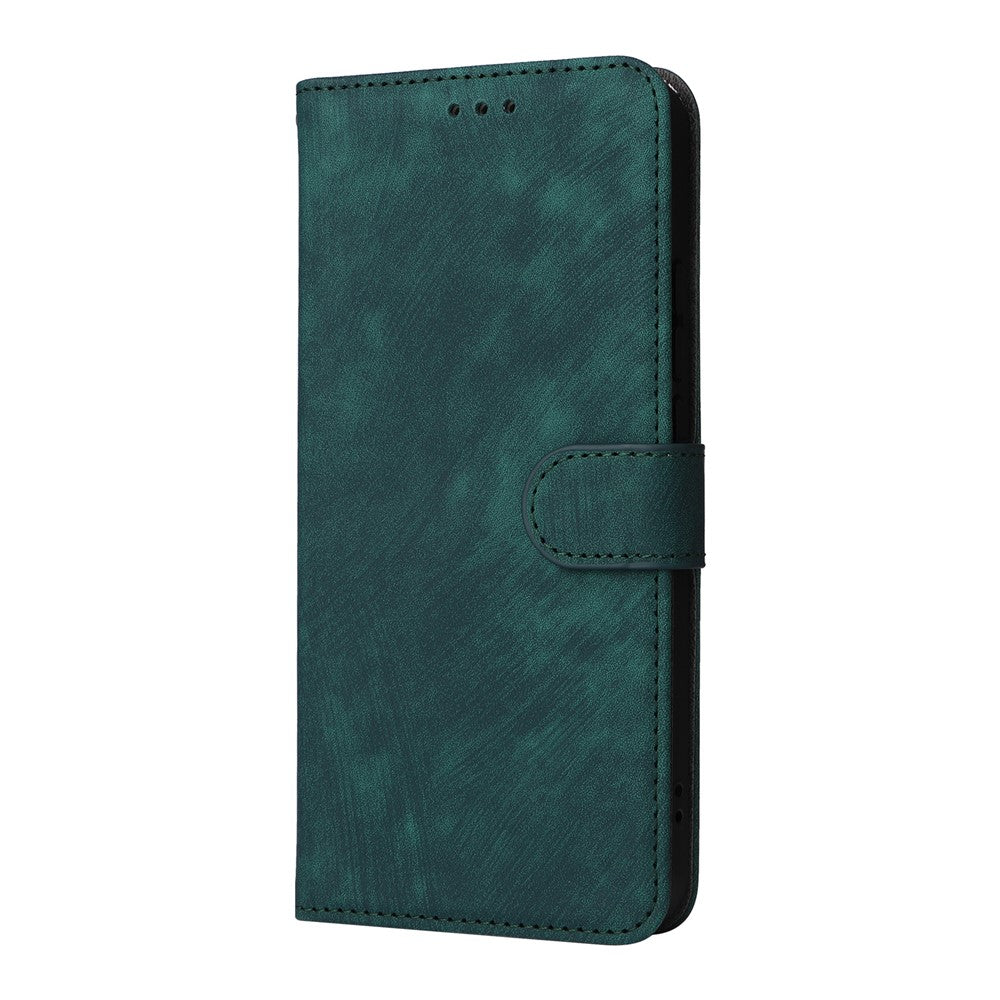 For Oppo Reno14 5G (Global) Case Wallet RFID Blocking PU Leather Phone Cover Stand with Strap - Green
