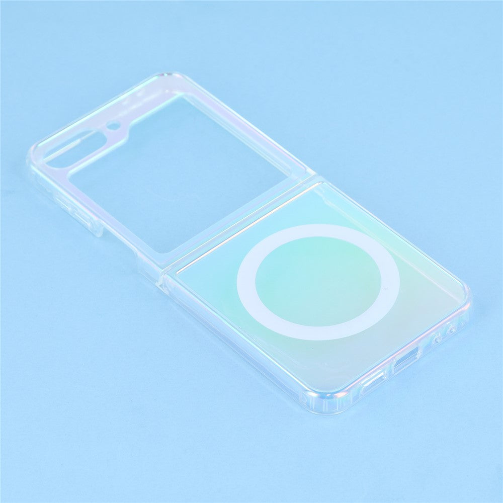 For Samsung Galaxy Z Flip7 FE 5G / Z Flip6 5G Case Compatible with MagSafe Acrylic + TPU Gradient Phone Cover